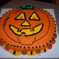 Jack-O-Lantern Cake The Happy Pumpkin...