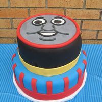 Thomas The Cake This was for my sons' 1st and 3rd birthday party. It is almost and exact copy of a cake by Courtney Clark of Cake Nouveau. I was happy...