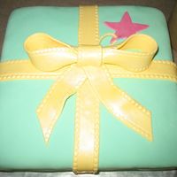 Zoe's Cake Made to match a baby shower invitation...