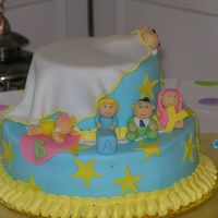 P1010032.jpg I USED BC ICING WITH FONDANT ACCENTS AND MADE BABIES FROM FONDANT