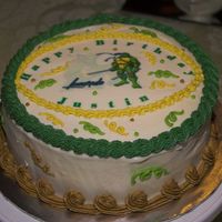 Teen-Age Ninja Mutant Turtles I put this cake under children's birthday cakes, but actually I made this for my adult son's 24th birthday just to see what he...