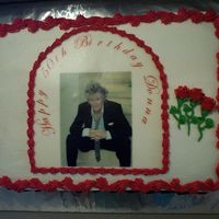Rod Stewart 50Th Birthday Cake This is a cake I made for my jazzercise instructor's 50th birthday. She's a huge fan of Rod Stewart, so I used an edible image on...
