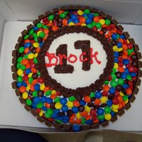 Candy Cake I got the idea here on CC, and it went over really well!