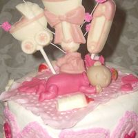 Jasmin,s Baby Shower Cake Top cute baby