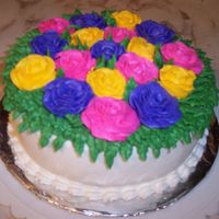 My First Cake A Friend Purchased Hi All - This is my first paid cake. A gentleman from work decided he like my first version enough to order one for his wife for Mother&#...