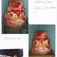 My Brother's Wedding Cake White cake with raspberry and white chocolate ganache filling.