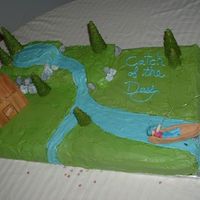"gond Fishing" Groom's Cake 