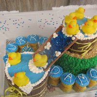 Rubber Ducky I made this for my good friends baby shower. The theme was a surprise. After decorating the hall it looked like a duck had thrown up in...