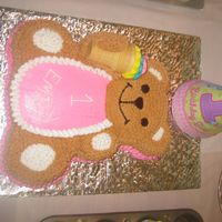Teddybear Birthday Cake I used the Wilton bear cake pan to make this cake. *Tip: Fill the cone with something light and then top with icing. I made the mistake of...