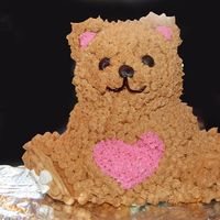 Valentine Bear Cake 