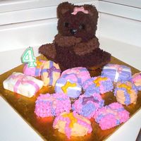 Emily's Teddybear Cake This cake was made in June of 2006. It was my 5th cake ever made. It was a lot of fun! My 2nd specialty pan and the first time I ever made...