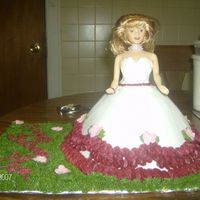 Diamond Girl here's a wondermold cake with more Bling Bling around her neck than me !!!!!!!!!!!! lol