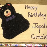 Daycare Birthday Cake Our daycare celebrates each month the birthdays for the month. My son's was in October, so I volunteered to make the cake. Chocolate...