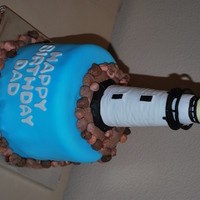 Lighthouse Birthday Cake This cake was made for a man that visited this lighthouse every year for the last 15 years. So his kids thought that this would be a good...