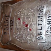 Police Badge Grooms cake