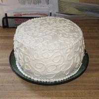 White Cake Filled With Key Lime Cheesecake Covered With Bc 