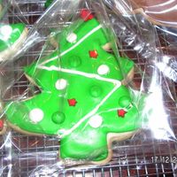 Christmas Tree Cookies 