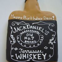 Jack Daniel's Birthday Cake 