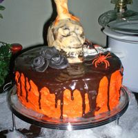 Spooky Halloween Cake 