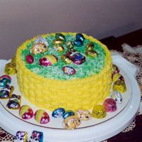 Emergency Easter Cake This cake was whipped up at the last minute when my lamb cake didn't unmold properly. (I had a nice lamb butt cake :)) The cake is...