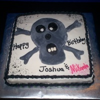 Skull I made this one for my son and his girlfriend. their birthdays are two days apart. I had no idea how to make a skull and only had 30...