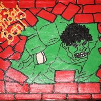 Hulk all buttercream-used coloring page from internet for template