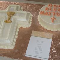 First Communion I did this this past weekend for my son. I wanted everything clean looking and to match the colors on the invite. If anyone has any tips on...