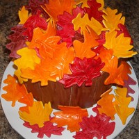 Barrel O'leaves Inspired by many cakes I've seen here... thanks!