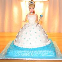 Cinderella I made this cake for a 3 year olds birthday party. I made the cake like the mother requested.She also wanted only butter cream and no...