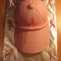 Breast Cancer Hat I did this for a cake auction at my sisters work. Our local relay for life event is coming up and they do a cake auction to raise money for...