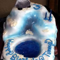 119592259484900.jpg Happy feet baby Mumble. He's a bit chubbier than I wanted he sagged a bit before he was dry. This is my first airbrush cake. Cake is...