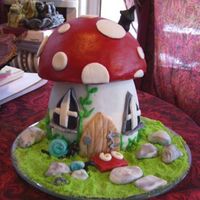 Mushroom House For mom's 60th B-day- From a Carol Deacon book