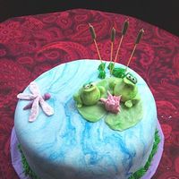 Dorothys_Cake.jpg Original cake was by LeckieAnne, I thought it was so neat and needed a last minute cake idea for a friend's B-day... fondant and...