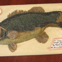 Long Live Walter - Small Mouth Bass I made this cake for my boss' birthday. He has a house on the lake where "On Golden Pond" was filmed and caught this fish, &...