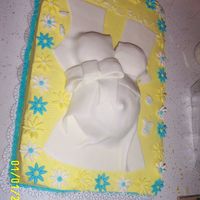 Belly! I just had to try my hand at this one. The cake is lemon with bc. Thanks for the inspiration! Didn't turn out as well as the orignal...