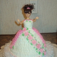 Doll Cake I made this cake for my grandaughter for her 5th Birthday.