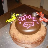 Dirtbike Cake 