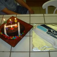 Football Cakes (Seahawks) 