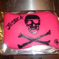 Pirate Flag Cake 