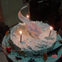 Marine Life Theme i just learned how to decorate cakes. and i made this cake for my son's 3rd b-day celebration. I got the sailboat idea from this site...