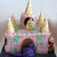 The Princesse And The Dragon Chocolate cake wiht sugarpaste