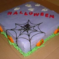 Halloweencake From Norway Chocolate cake with chocolate filling.
