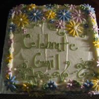 Flower Birthday Cake 