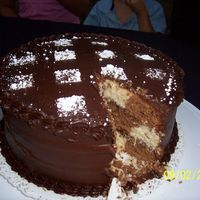 Checkerboard Used special pan, batter needs to be very stiff to avoid the colors running.