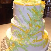 60Th Birthday Cake This is a cake I made for my mothers 60th Birthday party. Top tier is lemon. Second is white and the third is a dark chocolate. All...