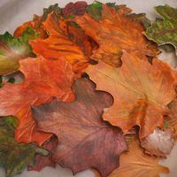 Fall Gumpaste Leafs These are some gumpaste leafs that I have been working on for a wedding in Oct. This is the first time I ever did this so let me know what...