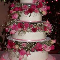 Sister's Wedding WEdding cake that I made for my sister's wedding