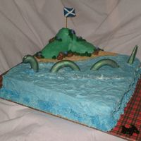 Loch Ness Monster The customer requested a cake for some friends that were visiting from Scotland. They thought something with Nessie on it and this is what...
