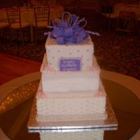 1763302_Orig.jpg Cake for 80th birthday. 12 inch, 10 inch and 8 inch square pans.