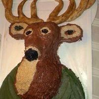Deer Cake This was made for my fathers bday and he is a deer hunting fanatic. It was my first time but I thought it came out okay. The cake is...